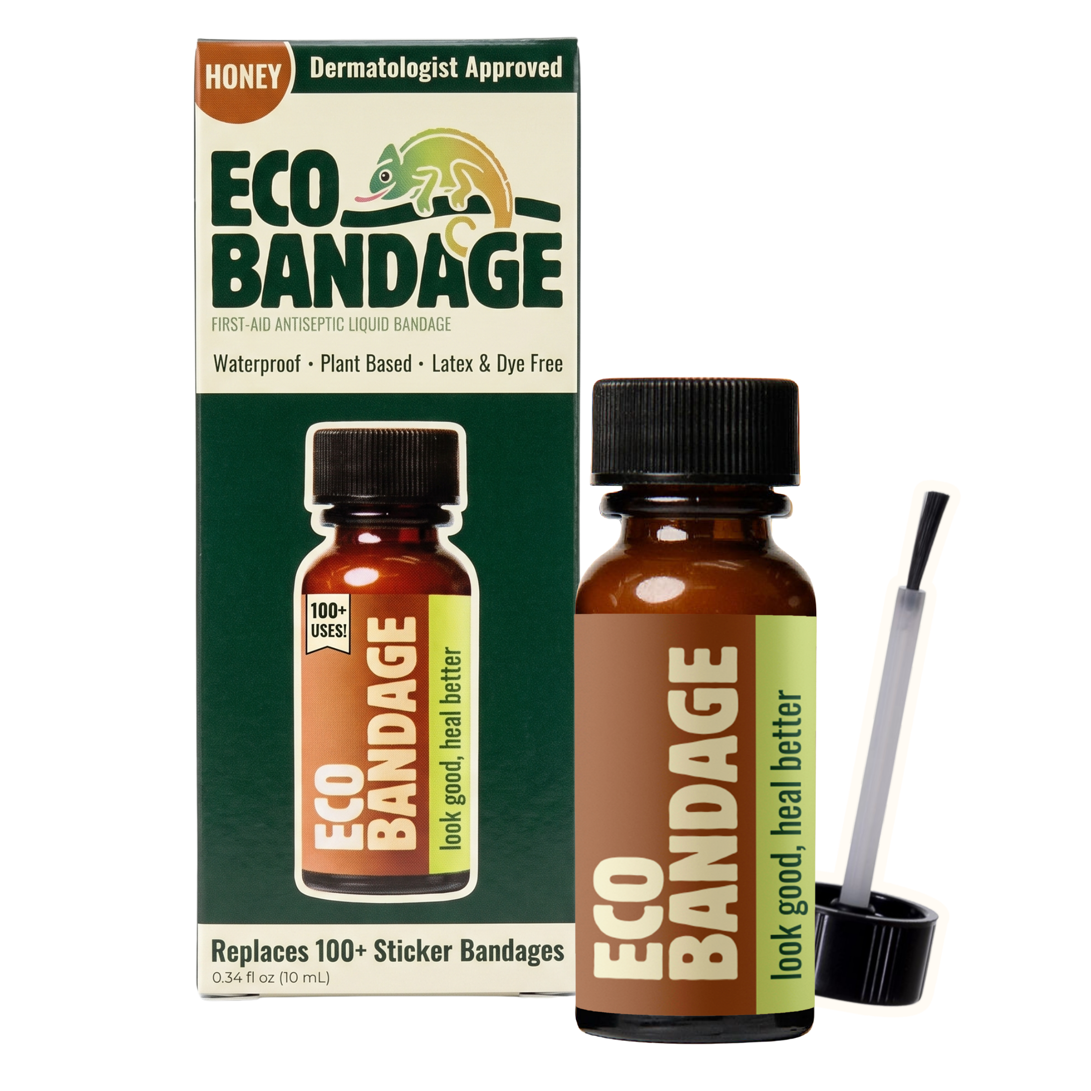 Waterproof Liquid Bandage for Medium Skin Tones | Honey Shade | Latex & Dye Free