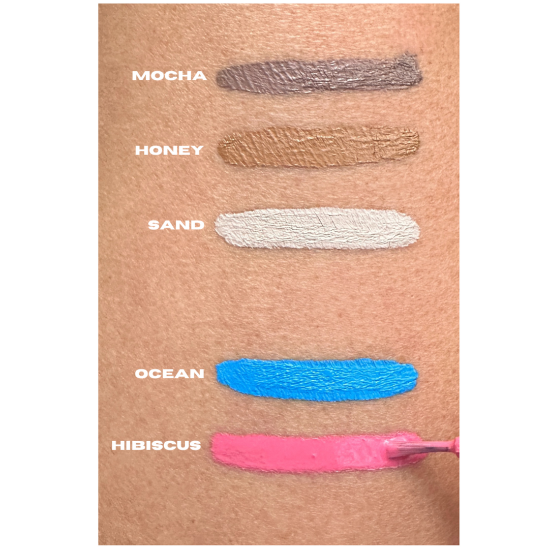 Eco Bandage Waterproof Colored Liquid Bandage, Ocean Blue (.3 oz), Seals & Conceals.