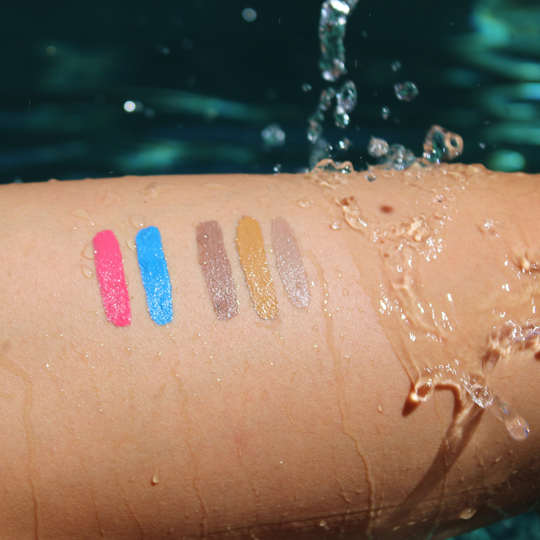 Colored Liquid Bandage, (2 Pack) Ocean Blue & Hibiscus Pink (.3 oz/each) Waterproof