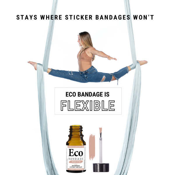 Eco Bandage Waterproof Brush-On Liquid Bandage - Honey, 0.3 oz