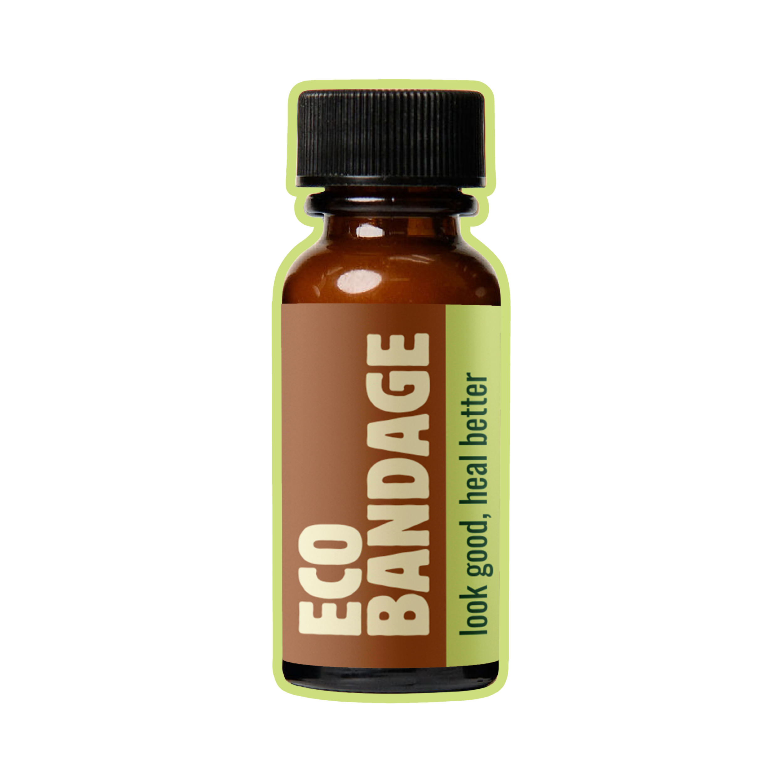 Waterproof Liquid Bandage for Medium Skin Tones | Honey (.3 fl oz) Latex & Dye Free. Plant Based.