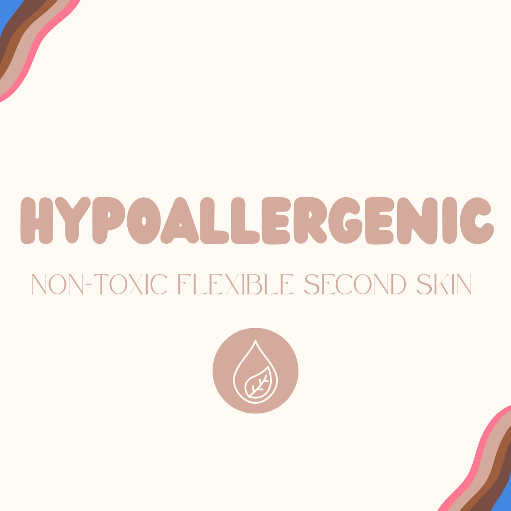 Colored Liquid Bandage, (2 Pack) Ocean Blue & Hibiscus Pink (.3 oz/each) Waterproof