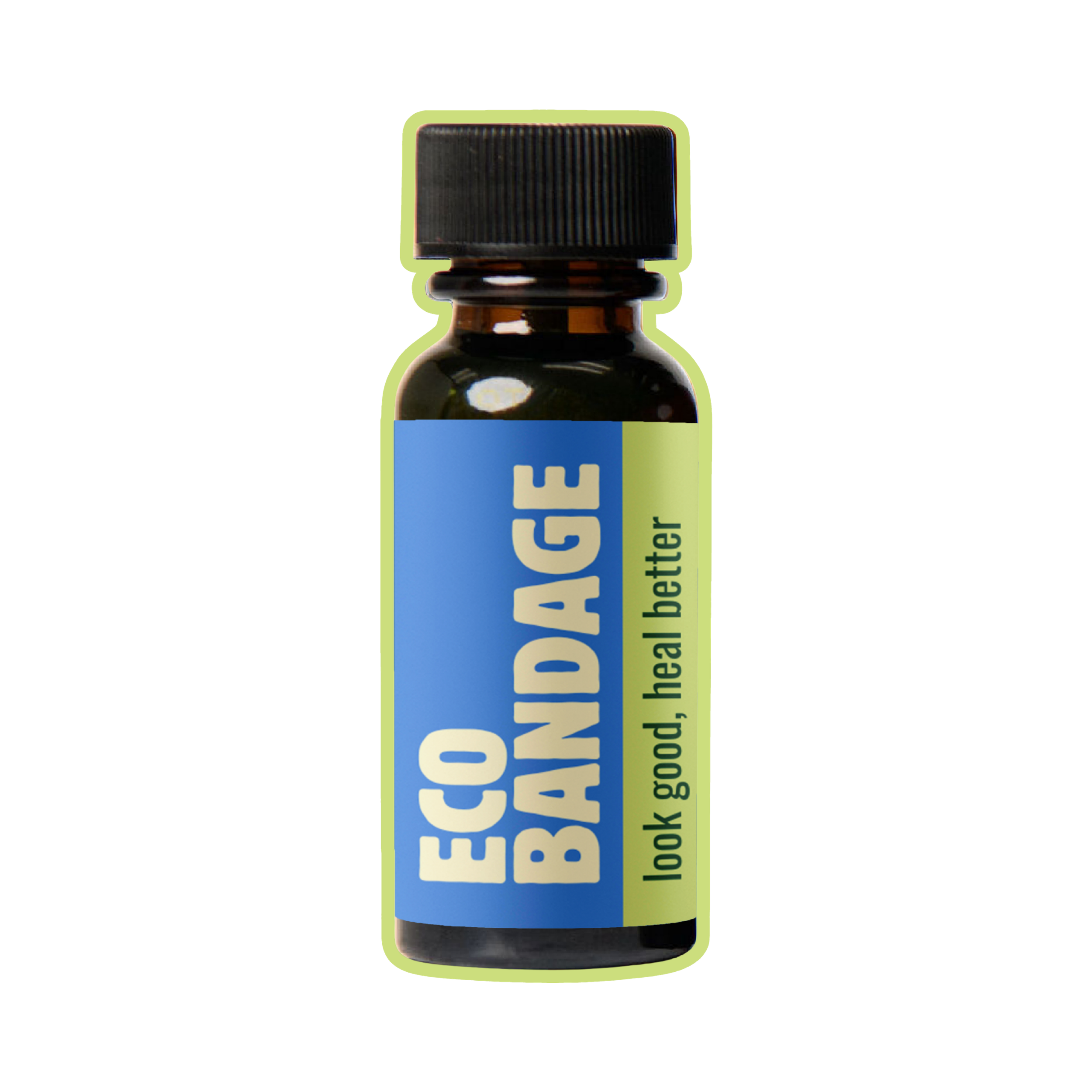 Waterproof Liquid Bandage  |  Ocean Blue (.3 oz) Latex & Dye Free. Plant Based.